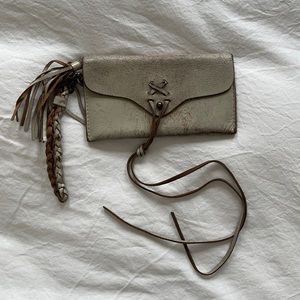 Free People Distressed Leather Wallet